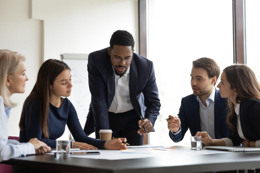 Fitness Executives Discussing the next critical hire.