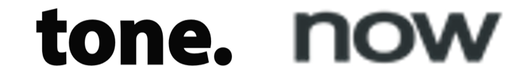 Tone. Now Logo, Located in Zurich